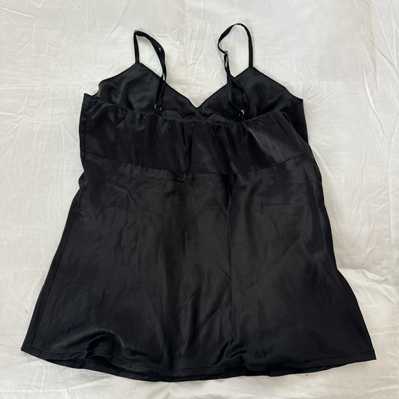 Charlotte Russe Sequin Bow Cami in black - Picture 3 of 6